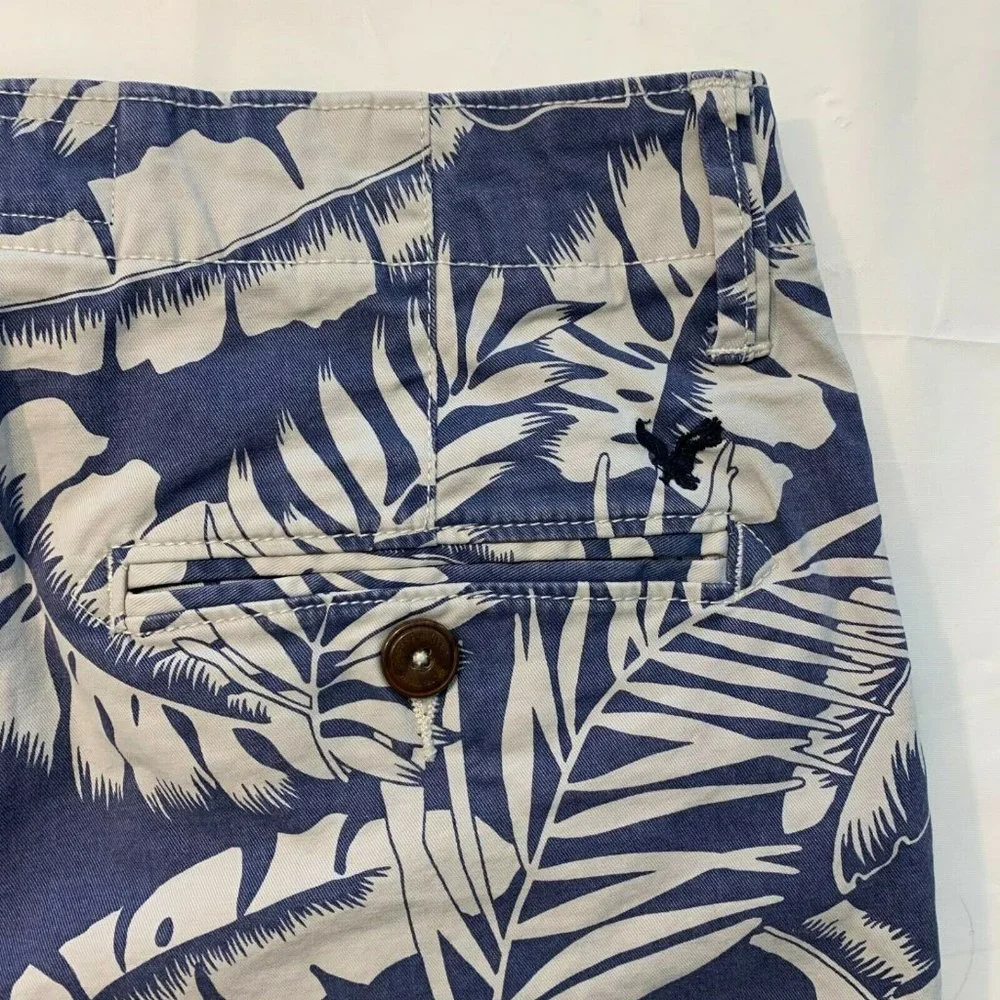 American Eagle PREP Chino Shorts‎ Stretch Tropical